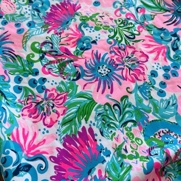Lilly Pulitzer Harriet Mandevilla Baby Paradise Petals Terry Dress Size XS - Picture 14 of 14